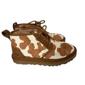 Ugg Neumel Boot Womens 8 Cow Print Chukka Cowgirl Western Lightweight Heritage